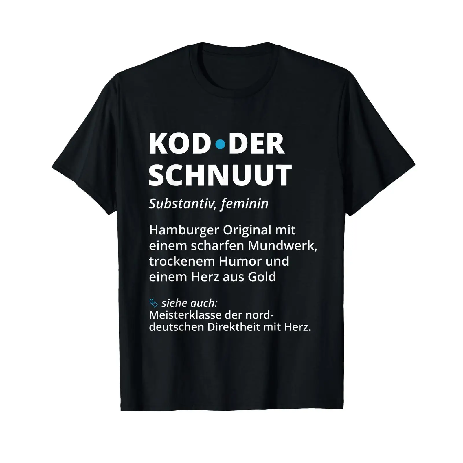 Vintage Fashion Hamburg - Футболка Kodderschnuut Hamburgisch Dictionary Low German