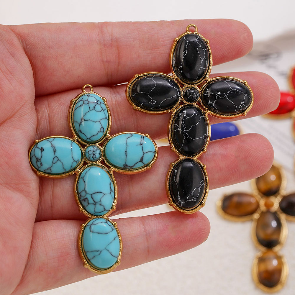 Vintage Fashion Stores - Подвески из нержавеющей стали: винтажный большой
