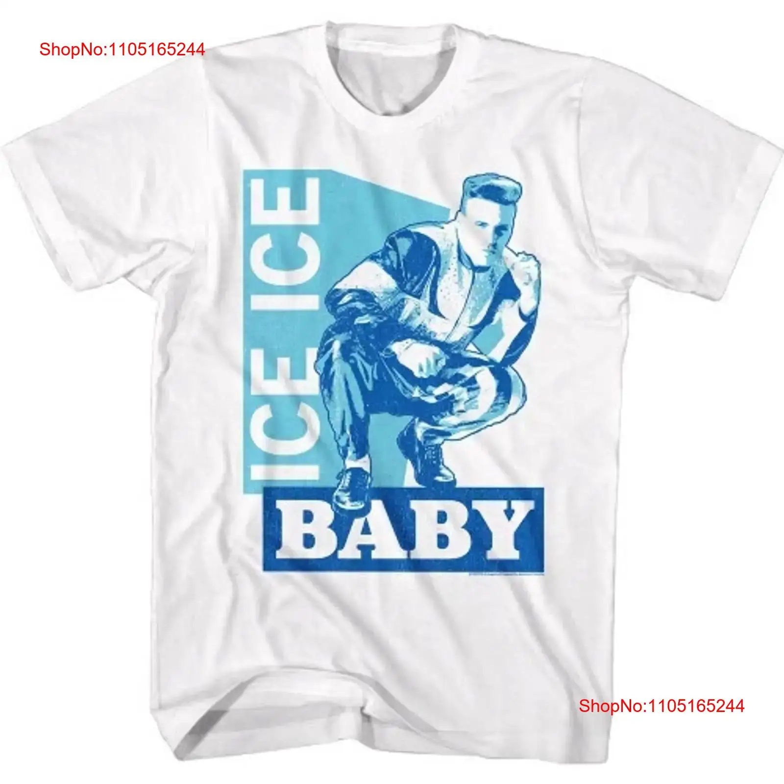 Vintage Fashion Jersey - Футболка Vanilla Ice Baby, белая винтажная