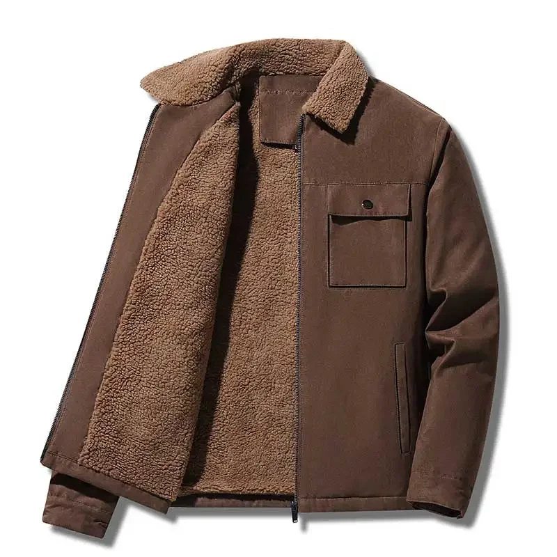 Vintage Windbreaker Nylon - Мужская зимняя куртка из замши с