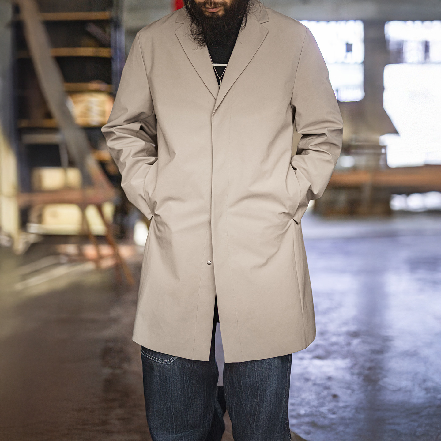 Maden Мужской тренч в британск – обзор и цена Vintage Windbreaker Nylon
