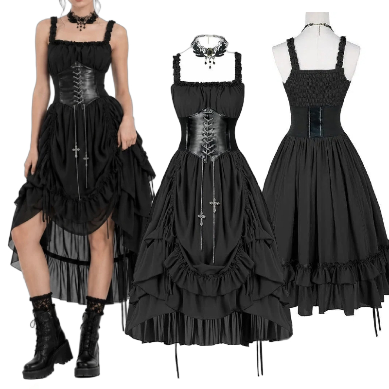 Женское готическое платье-корс – обзор и цена Vintage Fashion Dresses